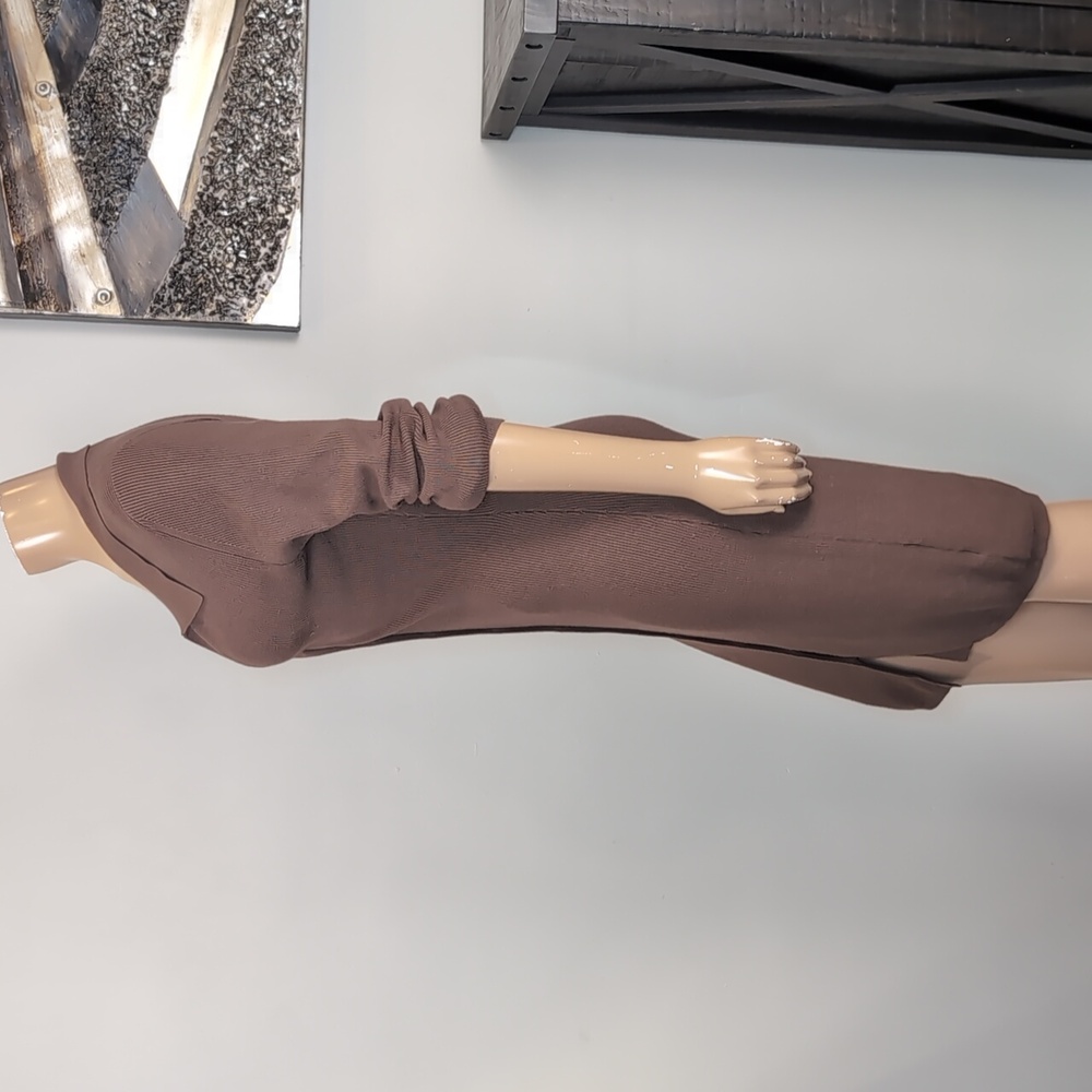 Wilfred Aritzia Cove Sweater Dress Womens Size Large Long Sleeve Collared Fall - Picture 10 of 16